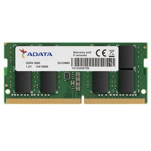 ADATA RAM 4G SODIMM DDR4-2666 M MHZ UNBUFFERED Discos de Estado Solido Adata