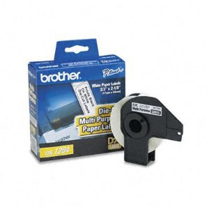 Brother Rollo Etiqueta DK1204, 17 x 54mm, 400 Etiquetas, para Brother QL-500/QL-550 Oficina Brother