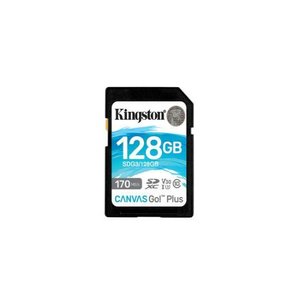 KINGSTON MEMORIA 128GB SDXC CANV AS GO PLUS C10 UHS-I U3 V30 Memorias Flash Kingston
