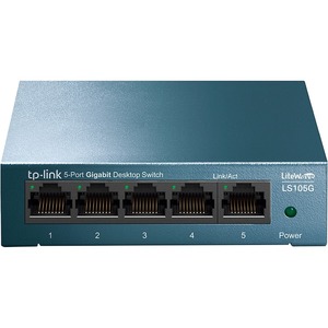 SWITCH DESKTOP DE 5 PUERTOS GIGABIT AUTO-MDI/MDIX LITEWAVE Switches / Hubs Tp-link