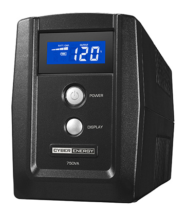 NOBREAK CYBERENERGY 750VA.LCD 420W.6CONT.120V.TEL.USB.C/REG.USB Equipamiento de Energía CyberPower