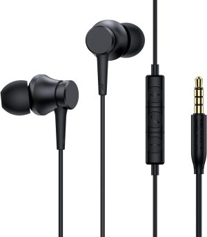 1 Hora Audifonos Alambrico 3.5mm Auriculares Audifonos con Micronofo Alambricos Cable, Manos Libres Alambrico in Ear Música Vorago
