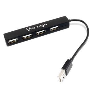 CONCENTRADOR VORAGO DE 4 PUERTO S SLIM HU-100 VORAGO USB / FireWire Vorago