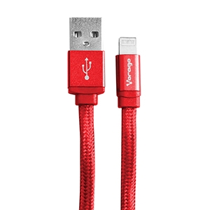 CABLE VORAGO CAB-119 ROJO USB A PPLE LIGHTNING 1 METRO ROJO BOLS. Cables de Computadora Vorago