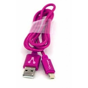 CABLE VORAGO CAB-209 DUAL MICR O USB/LIGHTNING ROSA 1M BOLSA Cables de Computadora Vorago