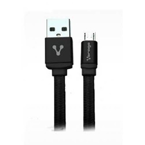 CABLE USB VORAGO CAB-113 NEGRO USB 2 A MICRO USB 1METROS BOLSA Cables de Computadora Vorago