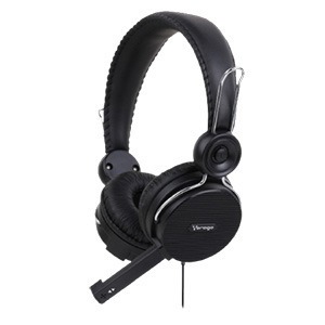 AUDIFONO DIADEMA VORAGO ALTA FI DELIDAD HS-201 CON MICROFONO NEGROS Música Vorago