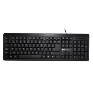 TECLADO ALAMBRICO TECHZONE STANDARD CON CONEXION USB Teclado /  Keypads TechZone