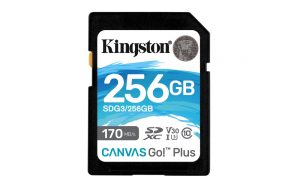Memoria Flash Kingston Canvas Go! Plus, 256GB SDXC UHS-I Clase 10  Memorias Flash KINGSTON PP FLASH
