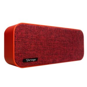 VORAGO BOCINA BSP-150 BLUETOOTH MSD/USB/3.5MM TELA ROJO Música Vorago