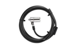 CANDADO DE SEGURIDAD 1.5 METROS 4.4MM CON LLAVE ACERO NEGRO Detección / Incendios / Alarmas Targus