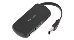 HUB 4 PUERTOS USB 2.0 WINDOWS Y MAC ALIMENTACION USB NEGRO USB / FireWire Targus