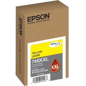 Cartucho Epson 748XXL Amarillo, 7000 Páginas Consumibles Epson