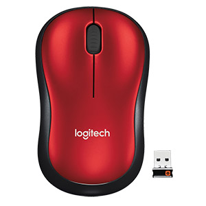 MOUSE LOGITECH M185 INALAMBRICO ROJO Apuntadores Logitech