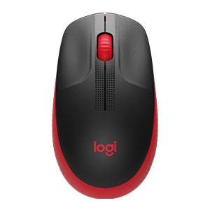 MOUSE INALAMBRICO M190 AMBIDIES DE TAMANO REGULAR COLOR ROJO Apuntadores Logitech