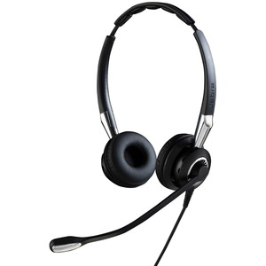 Jabra Audífonos BIZ 2400 II QD Duo NC, Alambrico, QD, Negro/Plata Telefónicos Jabra