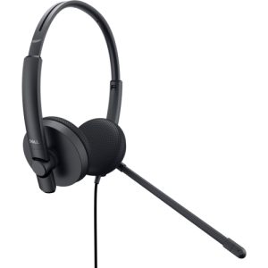 Dell Audífonos con Micrófono WH1022, Alámbrico, 1.5 Metros, USB, Negro Música Dell