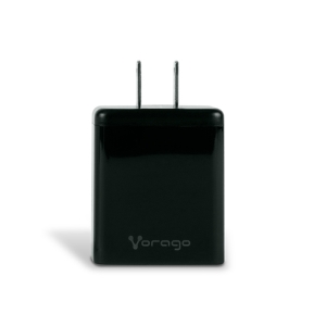 CARGADOR P/PARED AU-350 QUICK CHARGE 3.0 20W USB A Y TIPOC NEGRO Poder / Energía / Alimentación Vorago