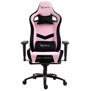 SILLA GAMER XZEAL CHAIR ROSA/18 0GRADOS/SOPORTE LUMBAR/TEXTIL/PISTO