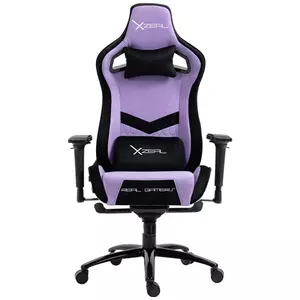 SILLA GAMER XZEAL CHAIR MORADA/ 180GRADOS/SOPORTE LUMBAR/TEXTIL/PIS
