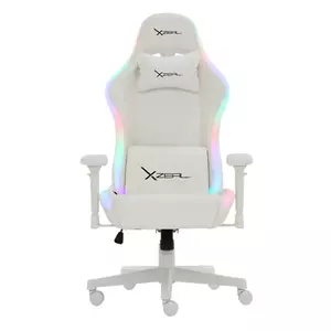 SILLA GAMER XZEAL RGB XZ15 BLAN CA SOPORTE LUMBAR/SUPERIOR